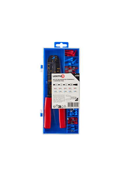 Lexman Set cleste sertizare si terminatii asortate (100 buc)