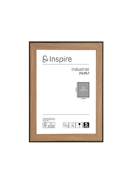 Inspire Rama foto Industriel, 21 x 29.7 cm, plastic, maro