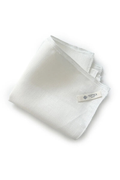 OEM Πετσέτα Λινό , για γυαλί και καθρέφτες, Tottex, 28 x 38 cm, λευκή