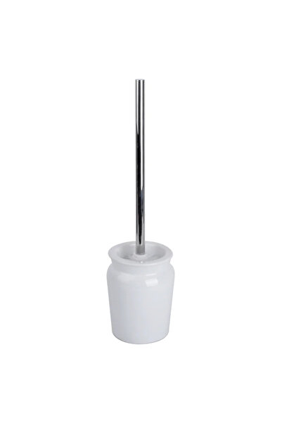 sensea Perie WC Pendora, din ceramica, fixare prin stativ, alb