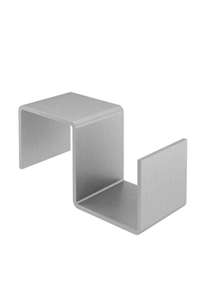 OEM Set carlige Delinia, din metal, 3.58 x 1.9 x 1.6 cm, argintiu (set 2 buc)