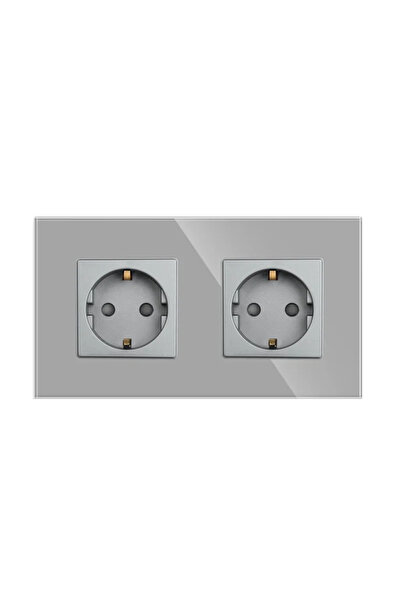 OEM Priza dubla Doc, IP20, gri