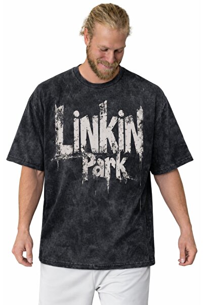 SEVBANO Linkin Park Rock Metal Music Band Printed Unisex Oversized Vintage Wa...