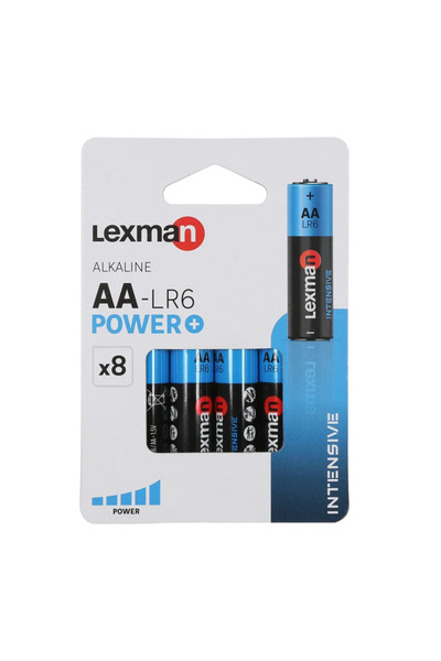 Lexman Baterii alcaline Intensive AA (set 8 buc)