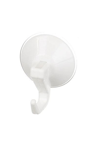 OEM Cuier cu ventuza, o agatatoare simpla, plastic, alb