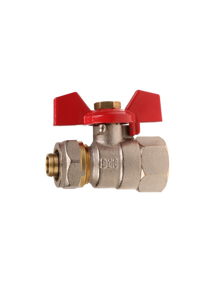 OEM Robinet de trecere, pentru teava pexal, filet interior, Ø 16 mm x 1/2'