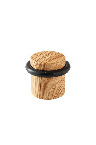 Inspire Στοπ πόρτας, υβριδική στερέωση, ανοξείδωτο ατσάλι, Ø 31 x 28 mm, οξιά...