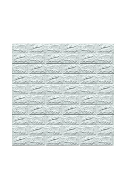 OEM Self-adhesive decorative wall panel, white brick pattern, 70 x 77 cm