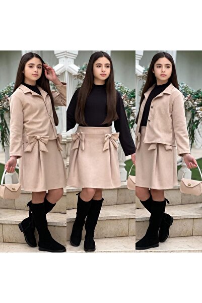 zavera for kids Set geantă piese pentru fetițe cu pietre aplicate piele întoa...