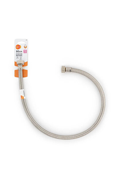 EQUATION Μεταλλική εύκαμπτη σύνδεση νερού Equation, L 80 cm, DN13, 1/2" - 1/2...