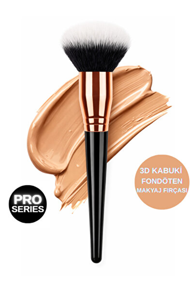 SheMask Makyaj Fırçası Kabuki Fondöten Fırçası 3D Profesyonel Yumuşak Yoğun K...