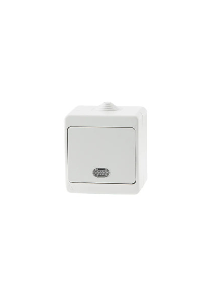OEM Intrerupator simplu Gunsan Nemliyer, montaj aplicat, cu led, exterior, IP...