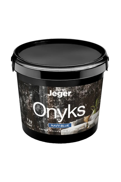 OEM Διακοσμητικό χρώμα Jeger, εφέ όνυχα, σκούρο μπλε, 7 kg