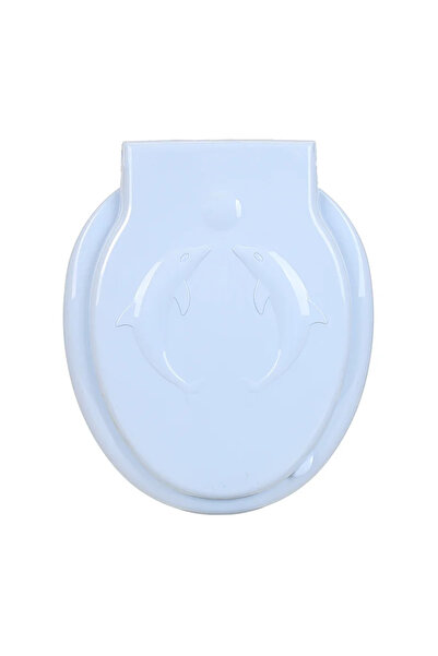 OEM Πλαστικό κάθισμα τουαλέτας, με κανονικό κλείσιμο, μπλε