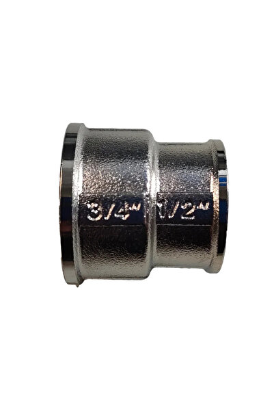 OEM Reducing socket, brass, internal thread, connection 3/4' - 1/2', chrome p...