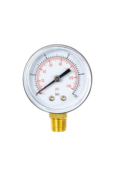 OEM Manometru radial Ruris, plastic, filet exterior, Ø 1/4', 10 bar