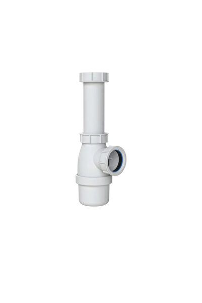 OEM Σιφόνι νεροχύτη, χωρίς βαλβίδα, 1'1/2, Ø 40mm, λευκό