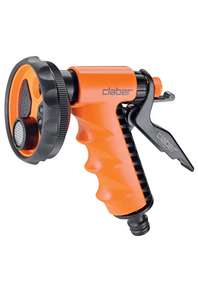 OEM Claber spray gun, 4 jets, brass with plastic