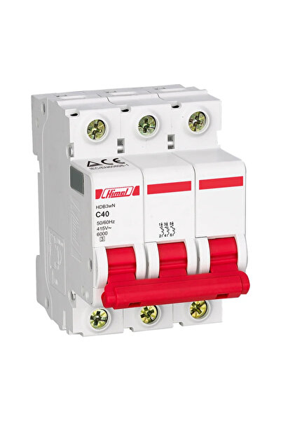 OEM Διακόπτης Himel 3P, C, 40A, 4,5 kA