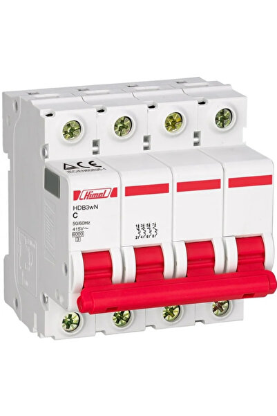 OEM Circuit breaker Himel 4P, C, 25A, 4.5 kA