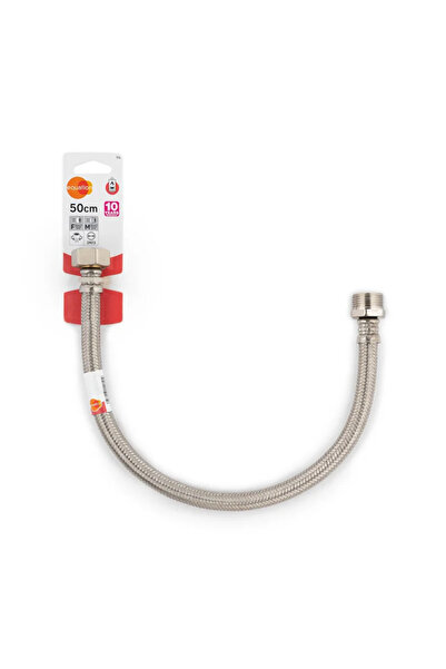 EQUATION Μεταλλική εύκαμπτη σύνδεση νερού Equation, L 50 cm, DN13, 3/4" - 3/4...