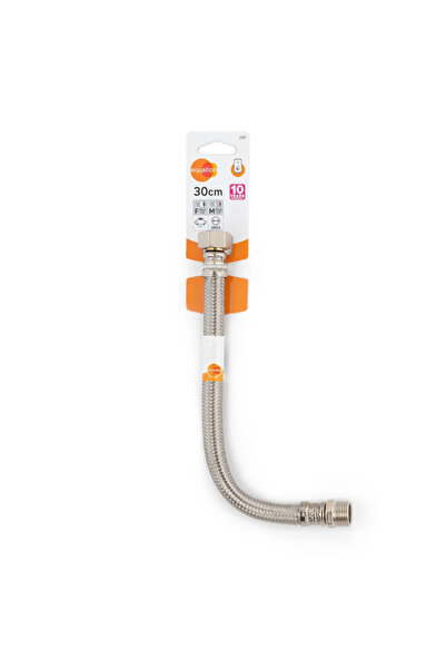 EQUATION Μεταλλική εύκαμπτη σύνδεση νερού Equation, L 30 cm, DN13, 1/2" - 1/2...