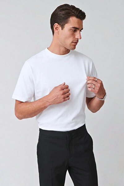 GUARAZ Old Money Erkek %100 Pamuklu Yumuşak Kumaşlı Yuvarlak Yakalı Oversize ...