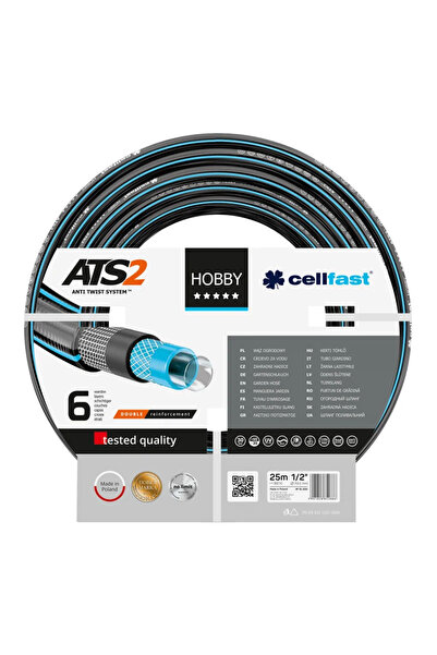 OEM Furtun gradina CellFast Hobby, Ø 12.5 mm, 30 bar, L 25 metri
