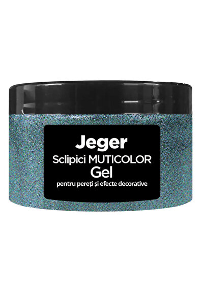 OEM Sclipici gel pentru vopsea decorativa cu efect, Jeger, multicolor, 100 ml