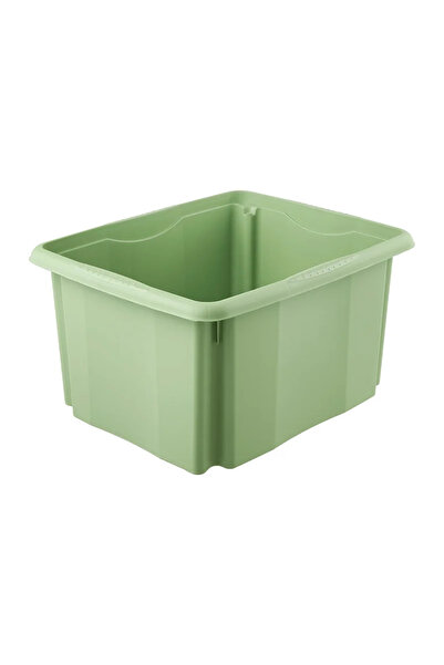 OEM Storage box, plastic, 41 x 34.5 x 22 cm, 24 L, green