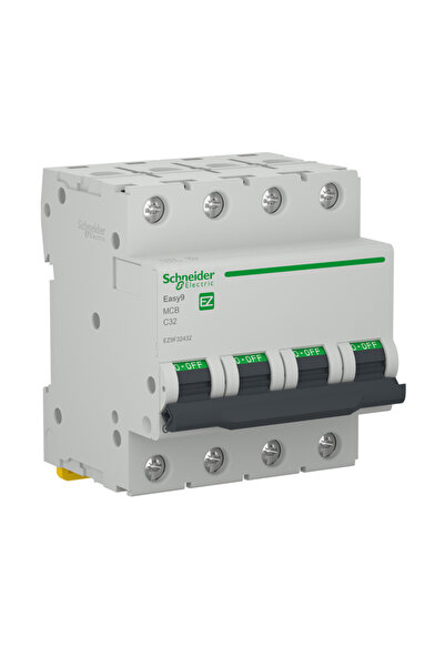 OEM Автоматичен предпазител Schneider Easy9, четириполюсен, 32A, 4 P