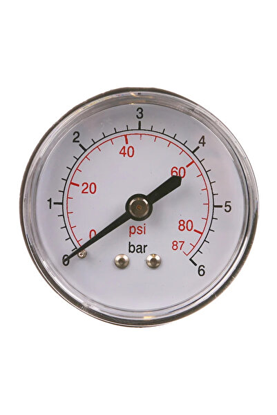 OEM Αξονικό μανόμετρο Ensyco, πλαστικό, εξωτερικό σπείρωμα, Ø 1/4", 6 bar