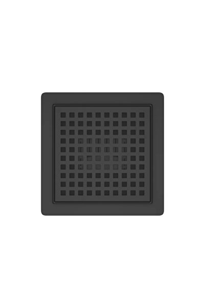 OEM Rigola dus Kruger, inox, Ø 40 mm, 120 x 120mm, neagra