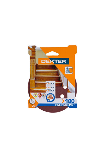 Dexter Δίσκος λείανσης Dexter, για έκκεντρο τριβείο, Ø 125 mm, κόκκωση 180 (σ...
