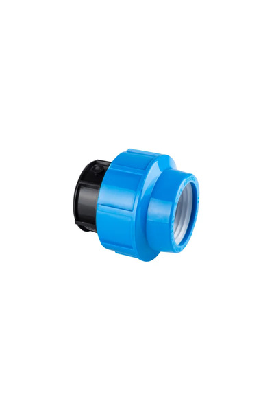 OEM Compression plug for HDPE pipe, Ø 32 mm, black/blue