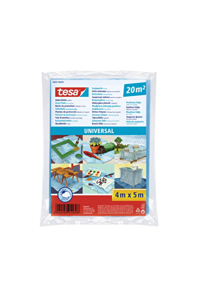 OEM Folie protectie Tesa pentru zugravit, din polietilena, 4 x 5 metri