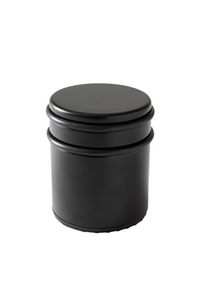 OEM Opritor usa, pentru podea, mobil, 2 inele, otel, Ø 72 x 81 mm, negru mat