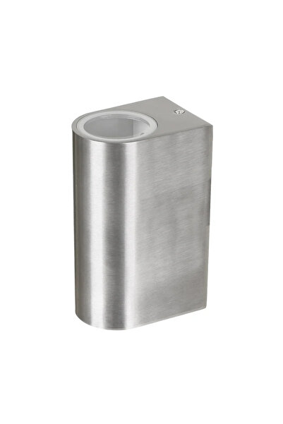 OEM Aplica exterior Boston, 2 x GU10, IP 44, argintiu, inox