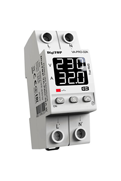 OEM DigiTop voltage protection relay, single-phase, 32A