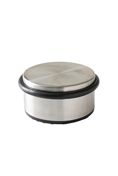 Inspire Opritor usa, pentru podea, mobil, 1 inel, otel, Ø 100 x 47 mm, nichel