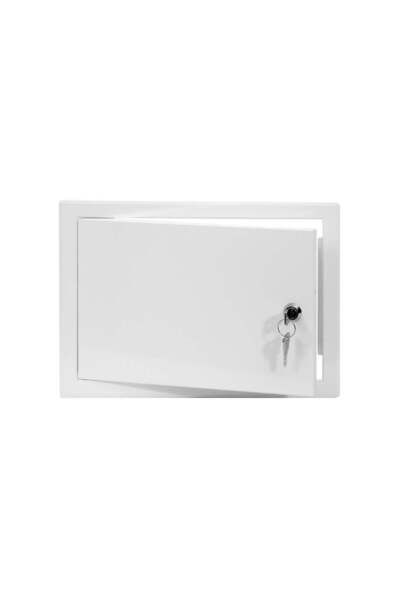 OEM Inspection door, metal, 200 x 300, white
