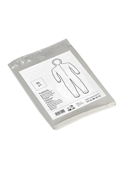 OEM Salopeta de unica folosinta pentru zugravit, din bumbac, marime XL