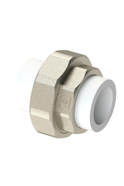 OEM Dutch fitting for PPR pipe, Ø 32 mm, white