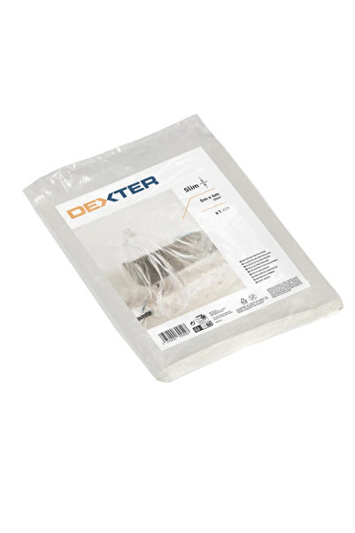Dexter Protective film for painting, made of polyethylene, 5 x 4 meters, 12 m...