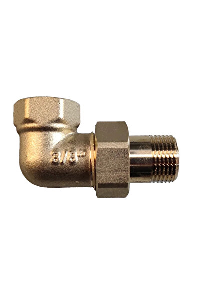 OEM 90° Dutch elbow, brass, internal - external thread, 3/8' connection