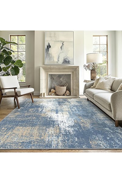 OSOOKE Modern Abstract Area Rug, Soft High-Quality Carpet for Living Room & B...