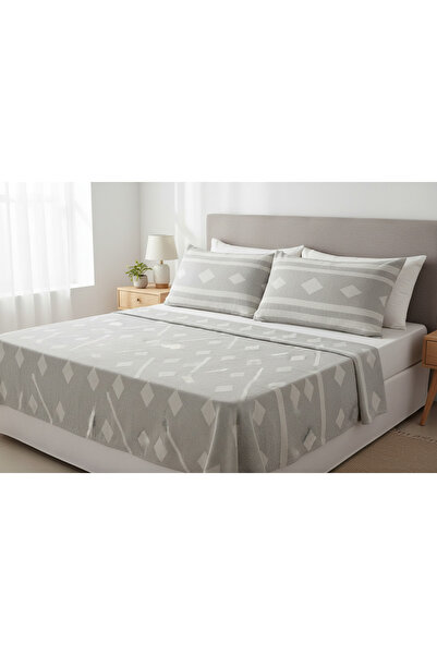 YAZICI 2-Pack 50X70 Patterned Pillowcase Ranforce 80% Cotton 20% Polyester Zi...