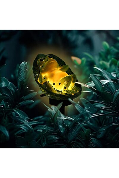 Arabest Garden Solar Lights Small Frog Decorative Stake Light Outdoor Waterpr...