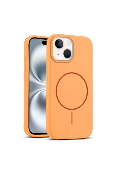 Zebana Apple iPhone 14 Plus Uyumlu Kılıf Liquid Soft Silikon Kılıf (Kablosuz ...