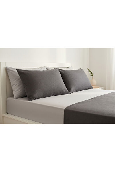 YAZICI 2-Pack 50X70 Patterned Pillowcase Ranforce 80% Cotton 20% Polyester Zi...